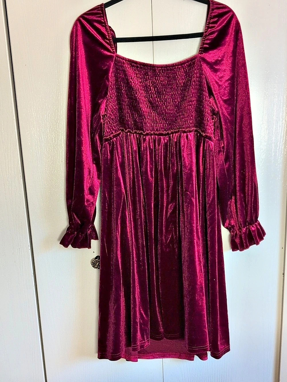 SHEIN Curve Velvet Mini Dress Size 2XL Like New